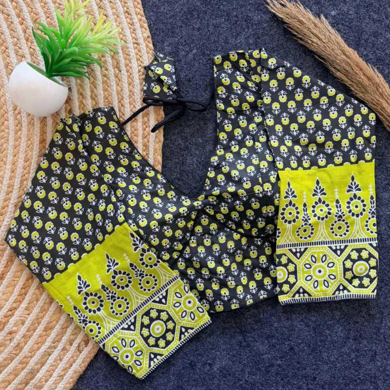 YNF Wholesale Pure Cotton Printed Blouse  | Surat Manufacturer