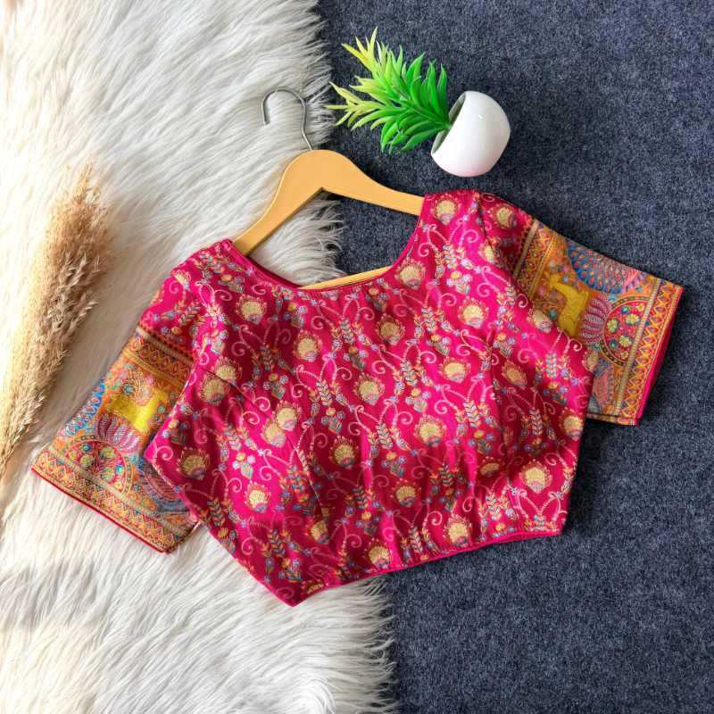 YNF Wholesale Silk Designer Blouse  | Surat Manufacturer