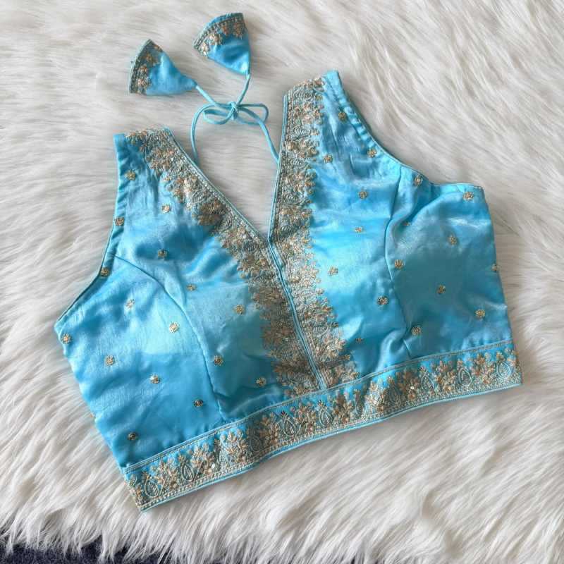 YNF Wholesale Silk Printed Blouse  | Surat Manufacturer