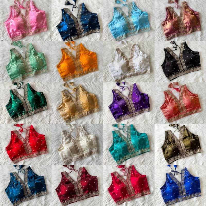YNF Wholesale Silk Printed Blouse  | Surat Manufacturer