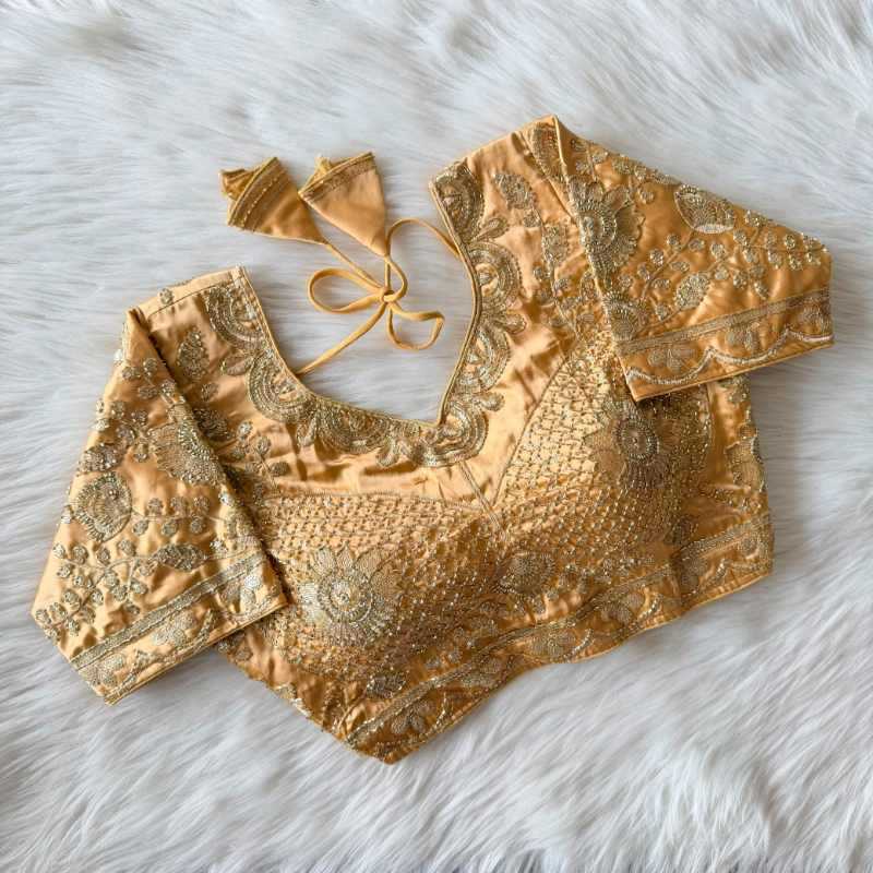 YNF Wholesale Soft Silk Sequence Embroidery Blouse  | Surat Manufacturer