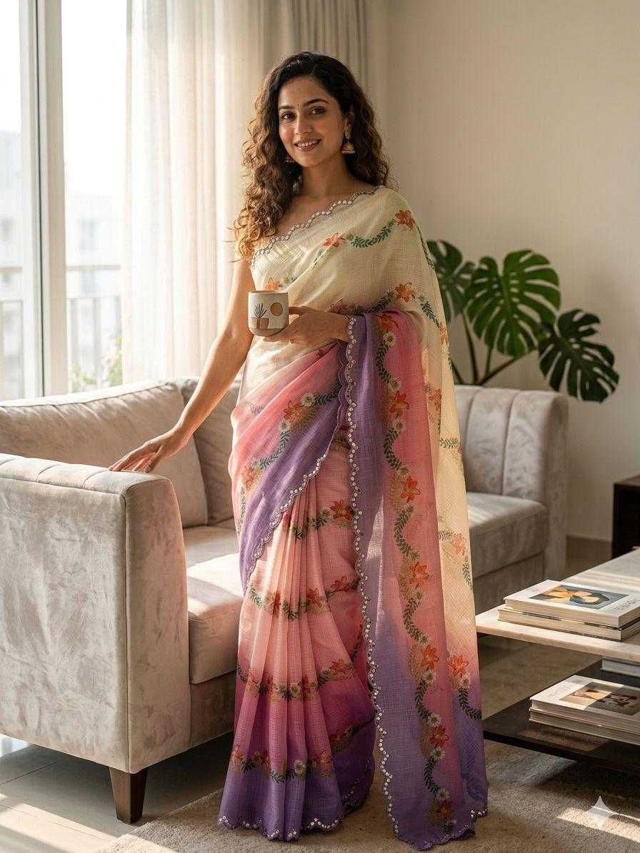 YNF Wholesale Kota Chex Kota Doria Sarees  | Surat Manufacturer