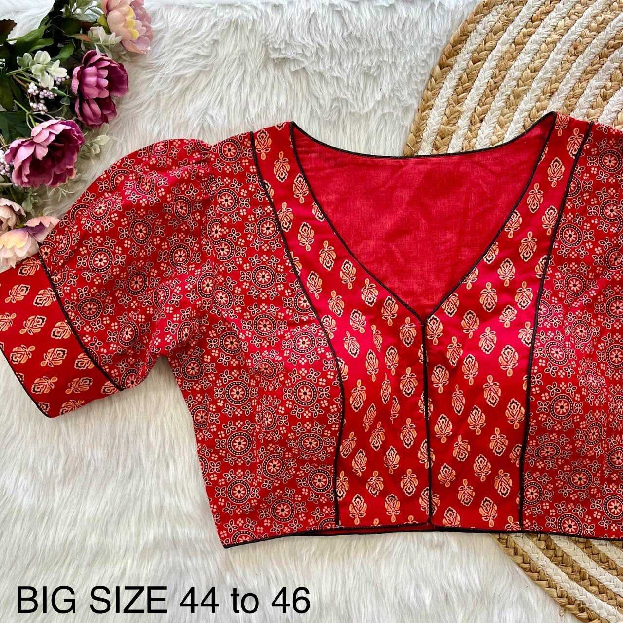 YNF Wholesale Pure Cotton Printed Blouse  | Surat Manufacturer