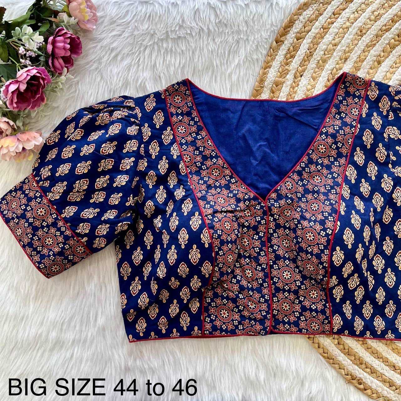 YNF Wholesale Pure Cotton Printed Blouse  | Surat Manufacturer