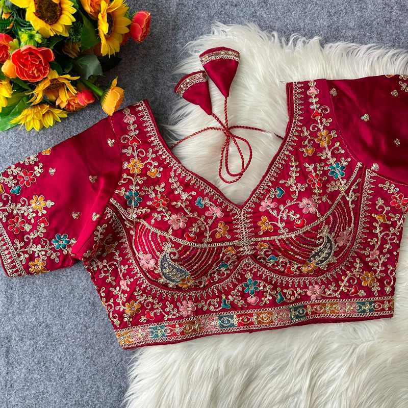 YNF Wholesale Heavy Silk Designer Blouse  | Surat Manufacturer