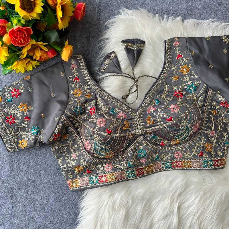 YNF Wholesale Heavy Silk Designer Blouse  | Surat Manufacturer
