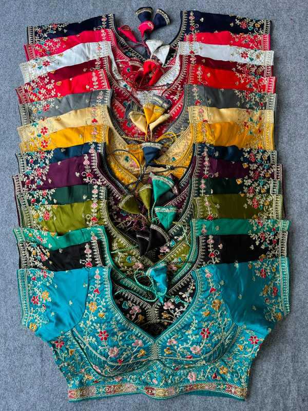 YNF Wholesale Heavy Silk Designer Blouse  | Surat Manufacturer