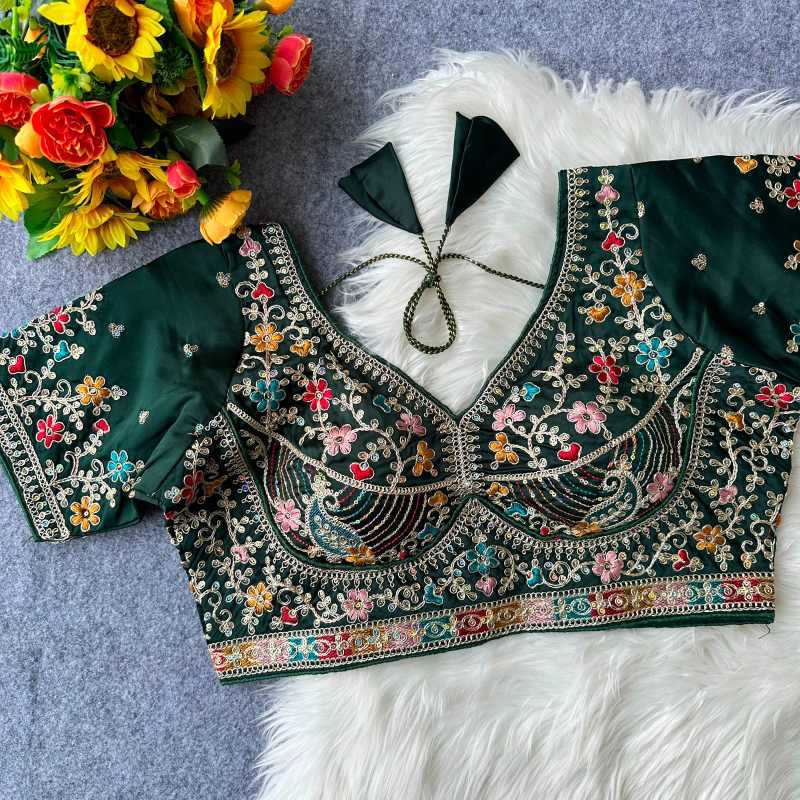 YNF Wholesale Heavy Silk Designer Blouse  | Surat Manufacturer