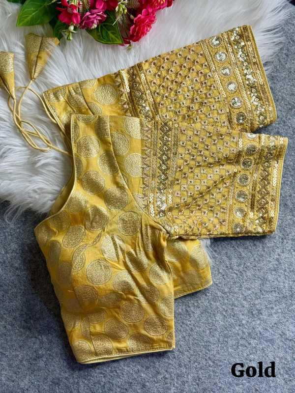 YNF Wholesale Dola Silk Designer Blouse  | Surat Manufacturer
