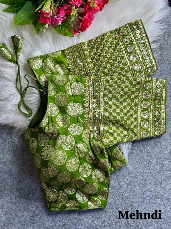 YNF Wholesale Dola Silk Designer Blouse  | Surat Manufacturer