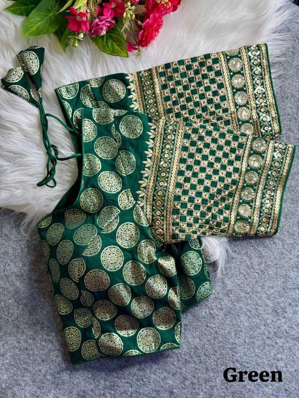 YNF Wholesale Dola Silk Designer Blouse  | Surat Manufacturer