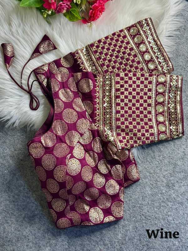 YNF Wholesale Dola Silk Designer Blouse  | Surat Manufacturer