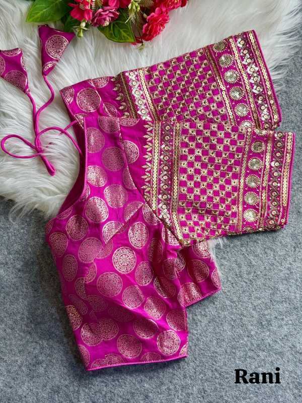 YNF Wholesale Dola Silk Designer Blouse  | Surat Manufacturer