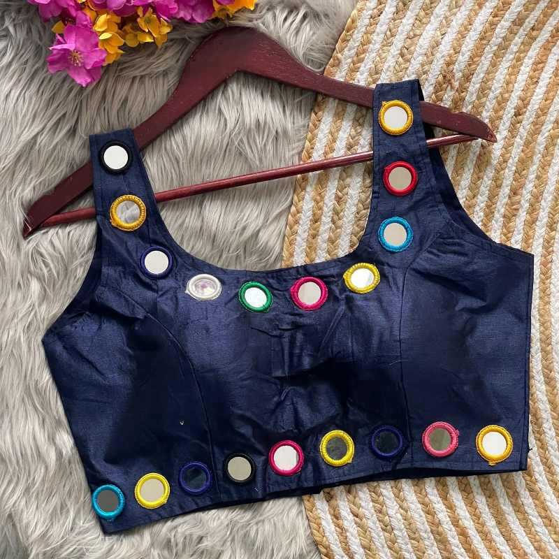 YNF Wholesale Heavy Silk Sleeveless Blouse  | Surat Manufacturer
