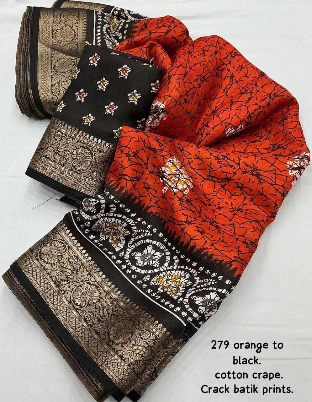YNF Wholesale Soft Cotton Printed Sarees  | Surat Manufacturer