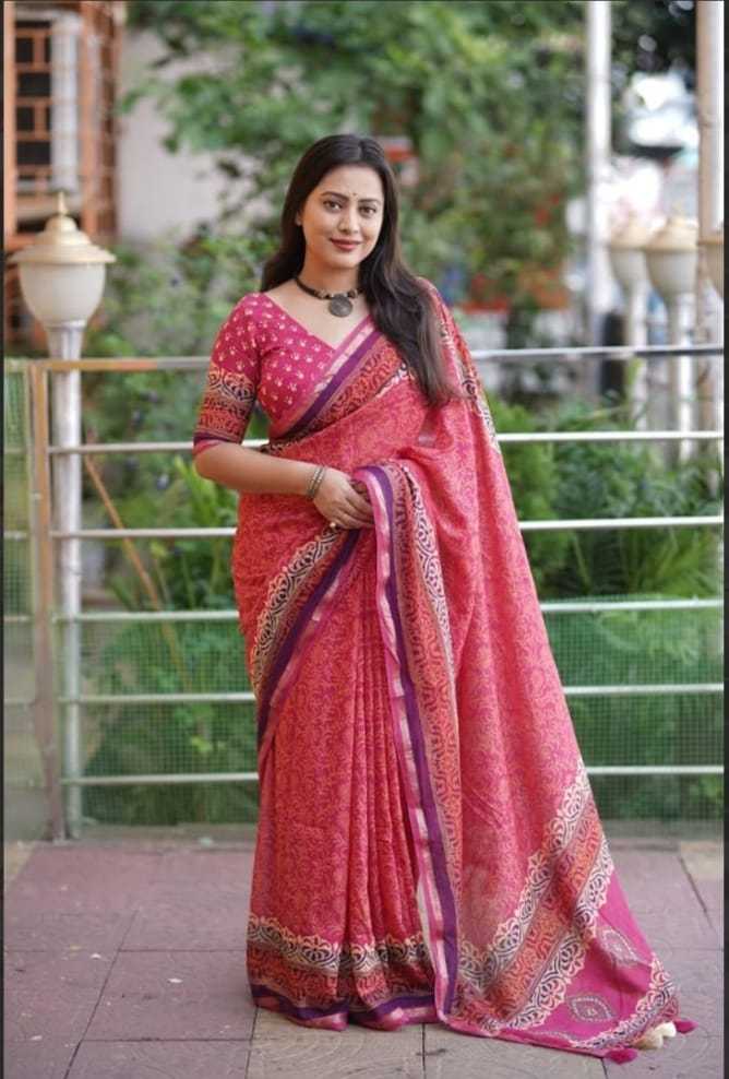 YNF Wholesale Chanderi Cotton Printed Sarees  | Surat Manufacturer