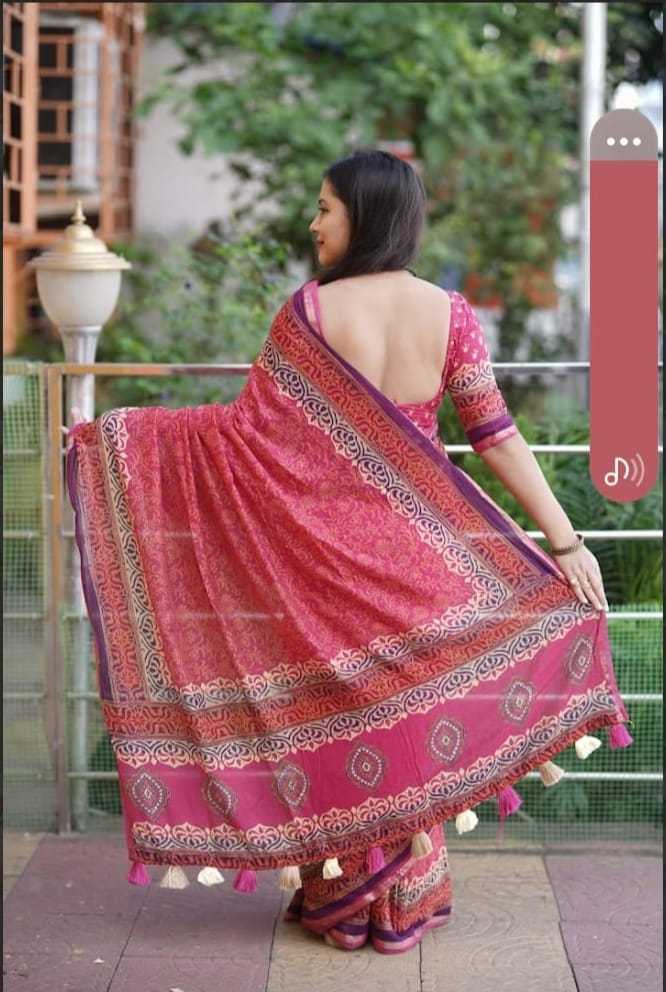 YNF Wholesale Chanderi Cotton Printed Sarees  | Surat Manufacturer