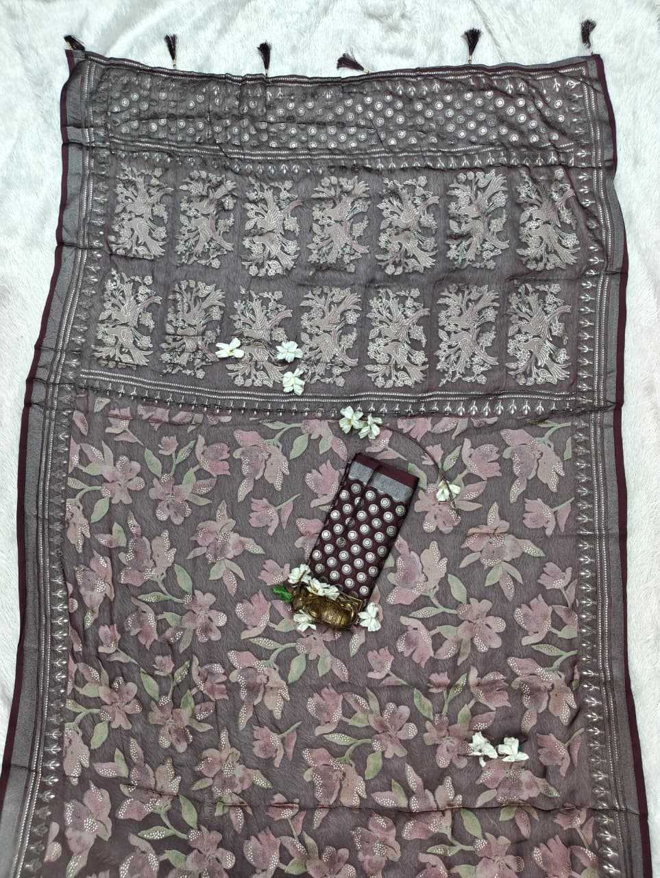 YNF Wholesale Dull Moss Designer Sarees  | Surat Manufacturer