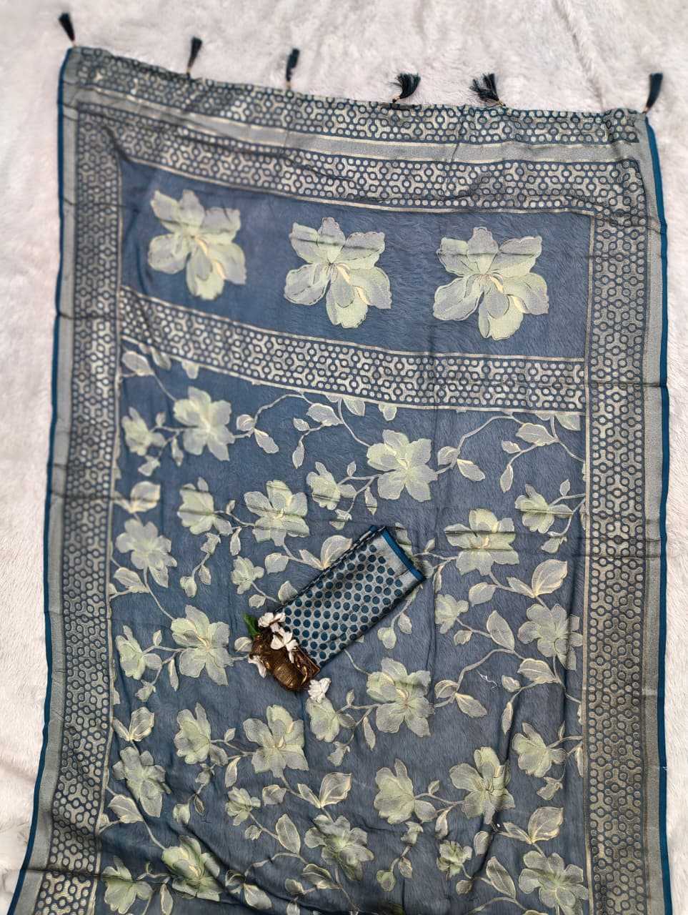 YNF Wholesale Dull Moss Designer Sarees  | Surat Manufacturer