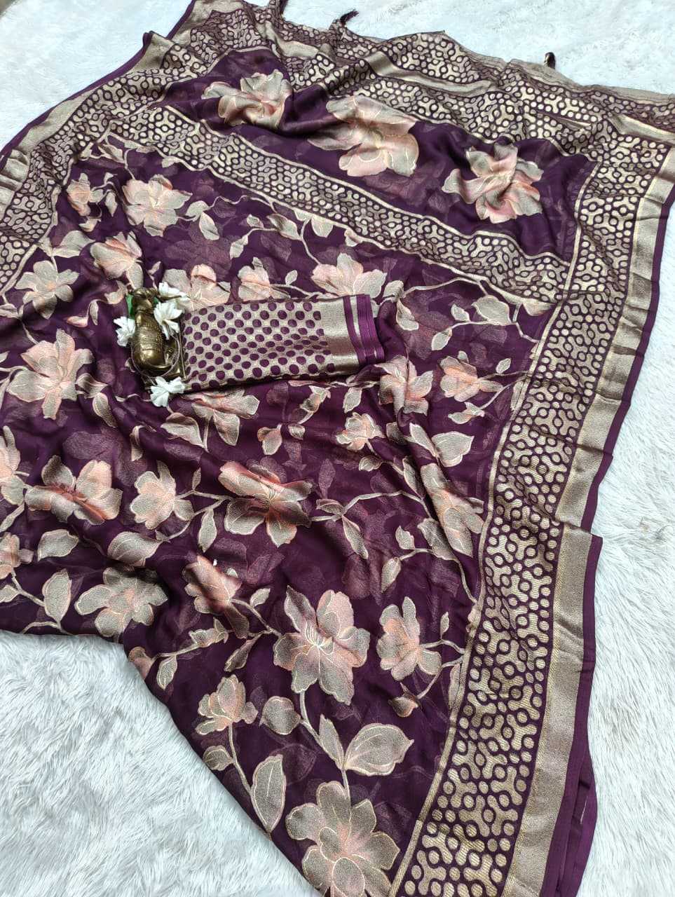 YNF Wholesale Dull Moss Designer Sarees  | Surat Manufacturer