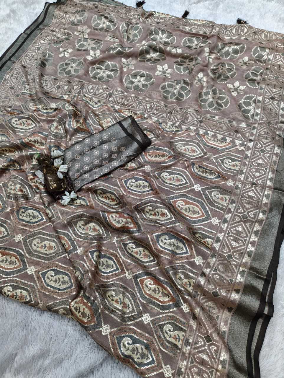 YNF Wholesale Dull Moss Designer Sarees  | Surat Manufacturer