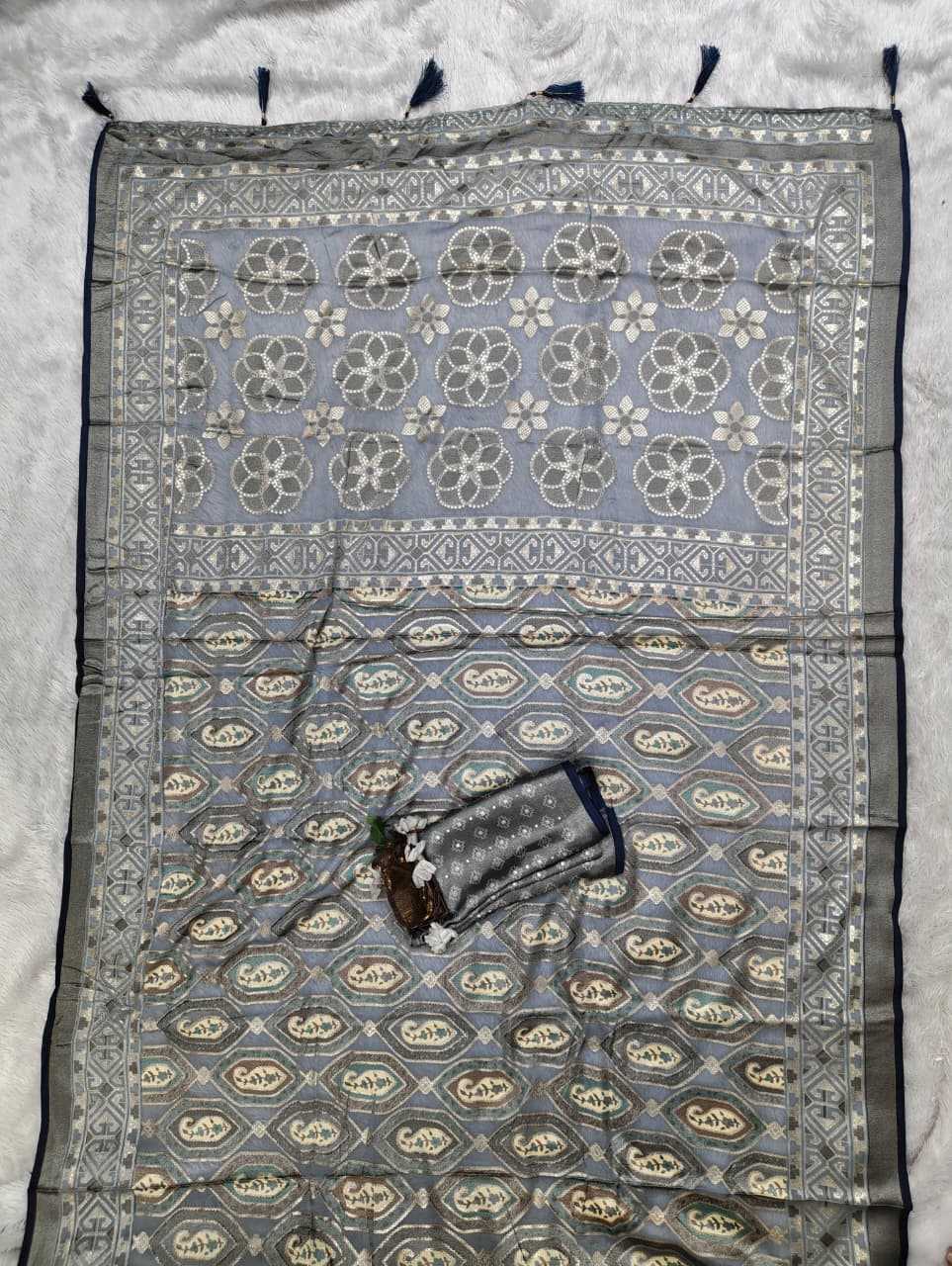 YNF Wholesale Dull Moss Designer Sarees  | Surat Manufacturer