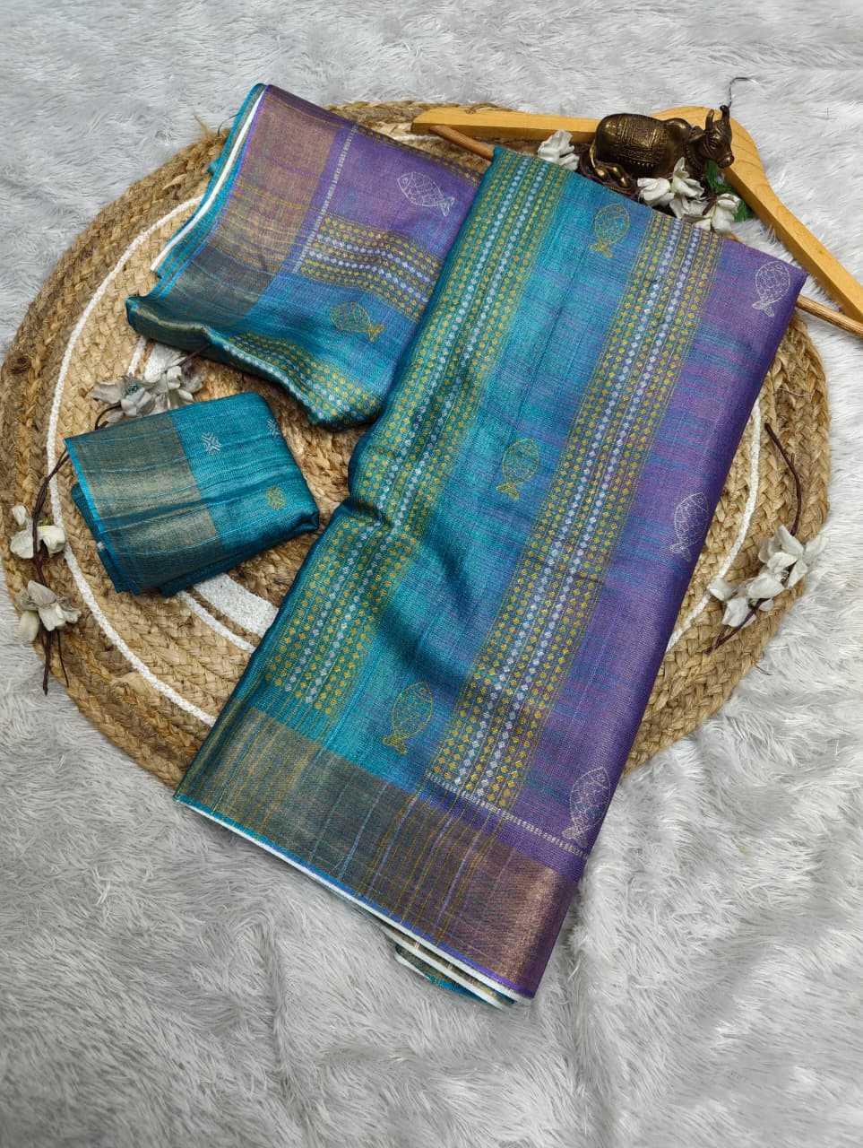 YNF Wholesale Handloom Silk Printed Silk Saree  | Surat Manufacturer