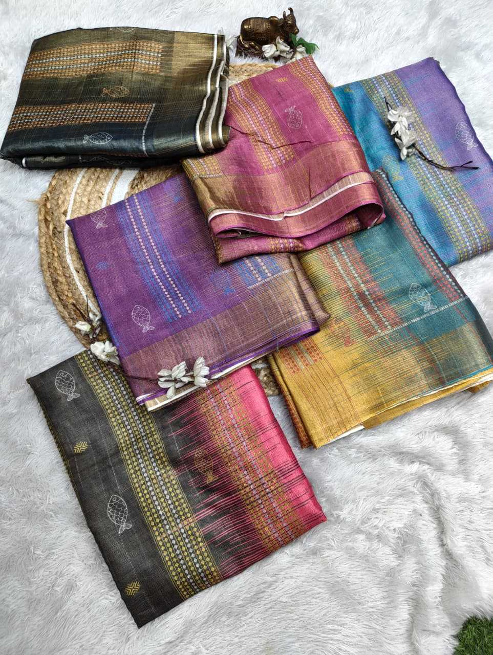 YNF Wholesale Handloom Silk Printed Silk Saree  | Surat Manufacturer