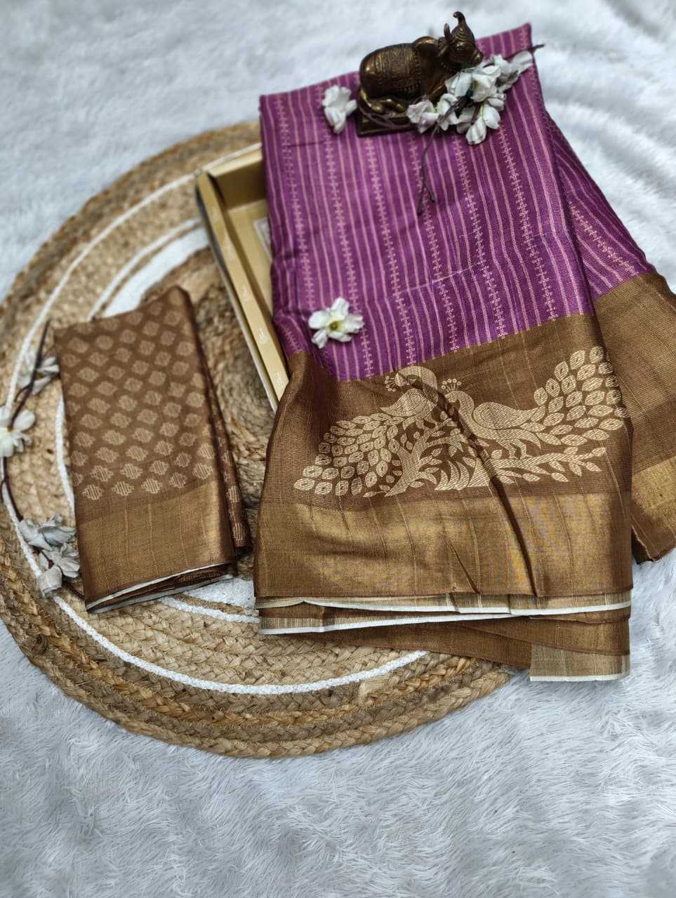 YNF Wholesale Handloom Silk Printed Silk Saree  | Surat Manufacturer