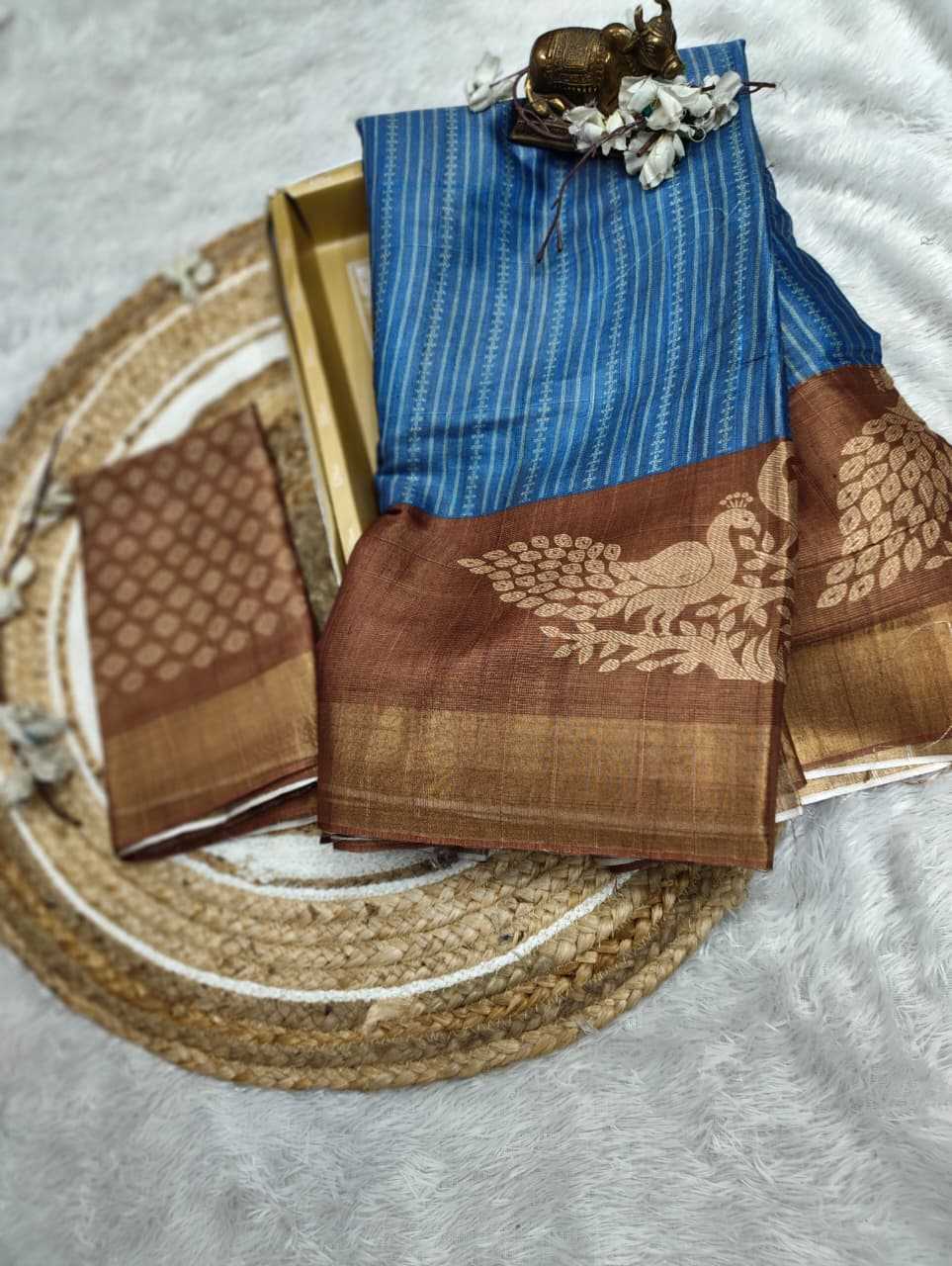 YNF Wholesale Handloom Silk Printed Silk Saree  | Surat Manufacturer
