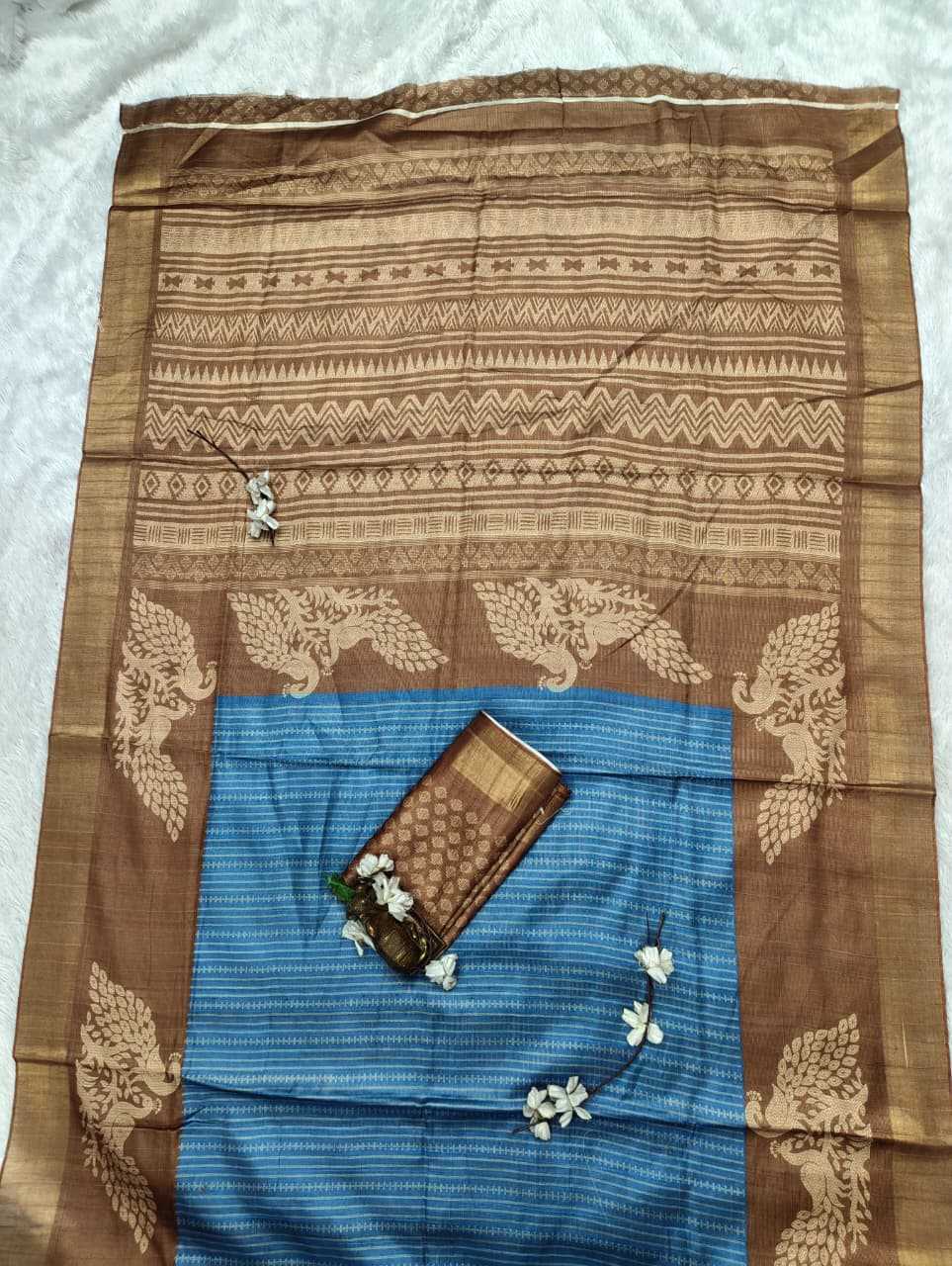 YNF Wholesale Handloom Silk Printed Silk Saree  | Surat Manufacturer