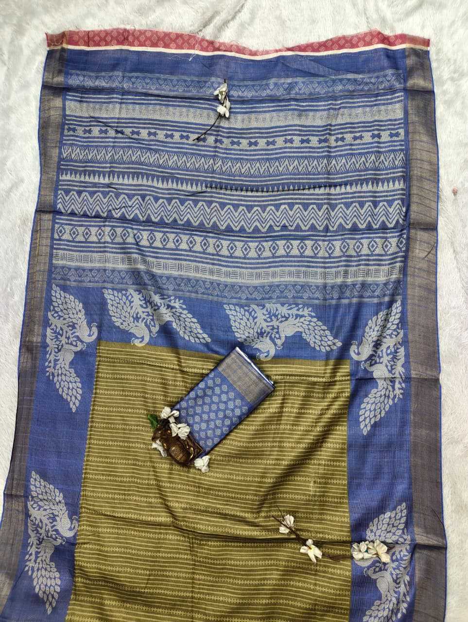 YNF Wholesale Handloom Silk Printed Silk Saree  | Surat Manufacturer