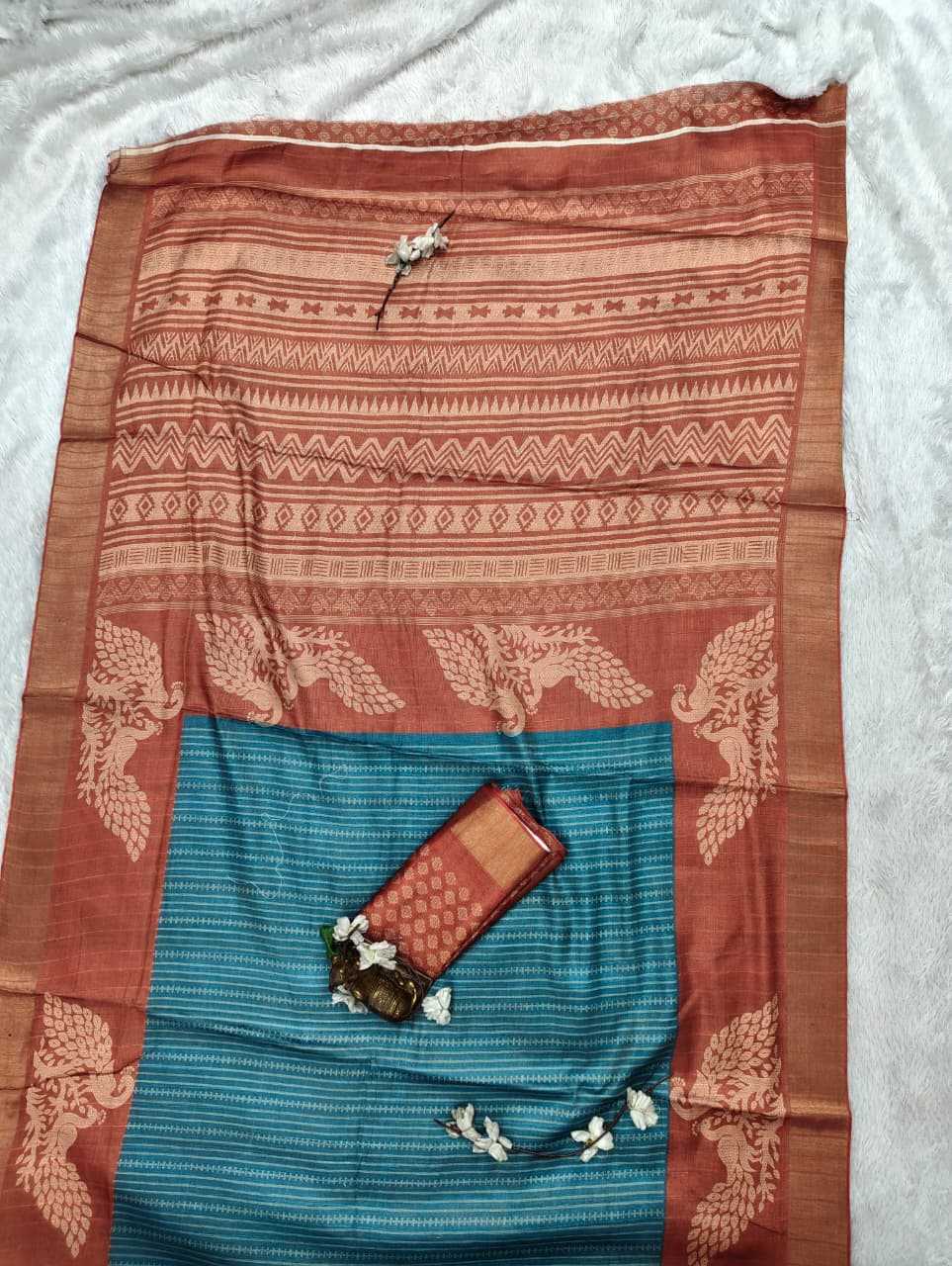 YNF Wholesale Handloom Silk Printed Silk Saree  | Surat Manufacturer