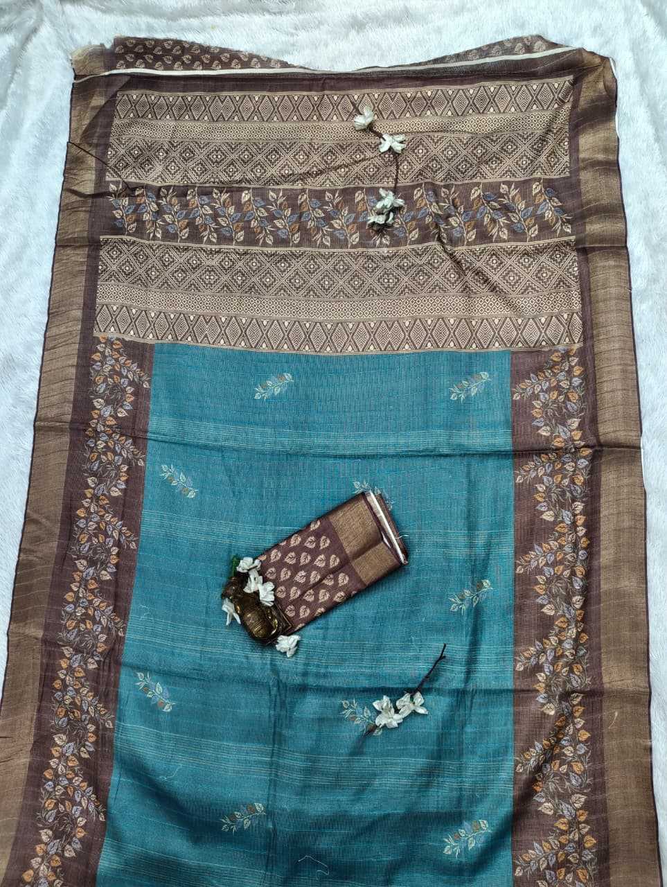 YNF Wholesale Handloom Silk Printed Silk Saree  | Surat Manufacturer