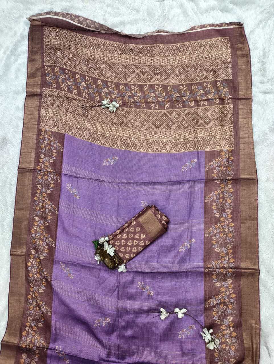 YNF Wholesale Handloom Silk Printed Silk Saree  | Surat Manufacturer