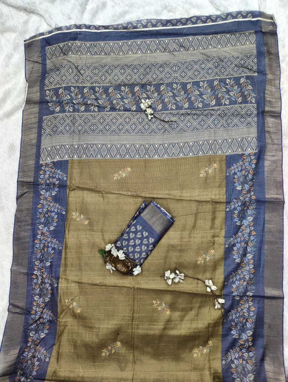 YNF Wholesale Handloom Silk Printed Silk Saree  | Surat Manufacturer