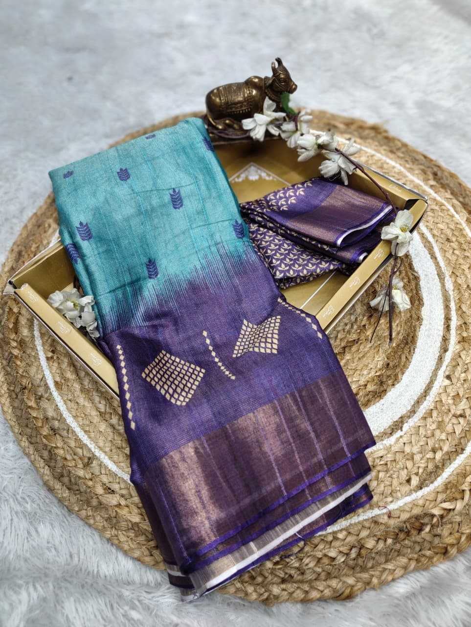 YNF Wholesale Handloom Silk Printed Silk Saree  | Surat Manufacturer