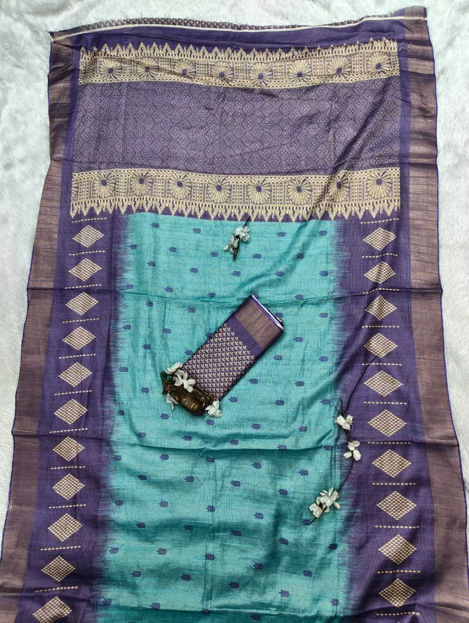 YNF Wholesale Handloom Silk Printed Silk Saree  | Surat Manufacturer