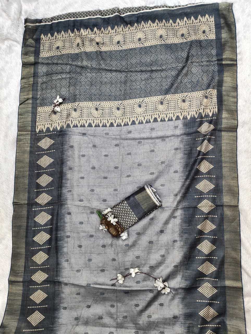 YNF Wholesale Handloom Silk Printed Silk Saree  | Surat Manufacturer
