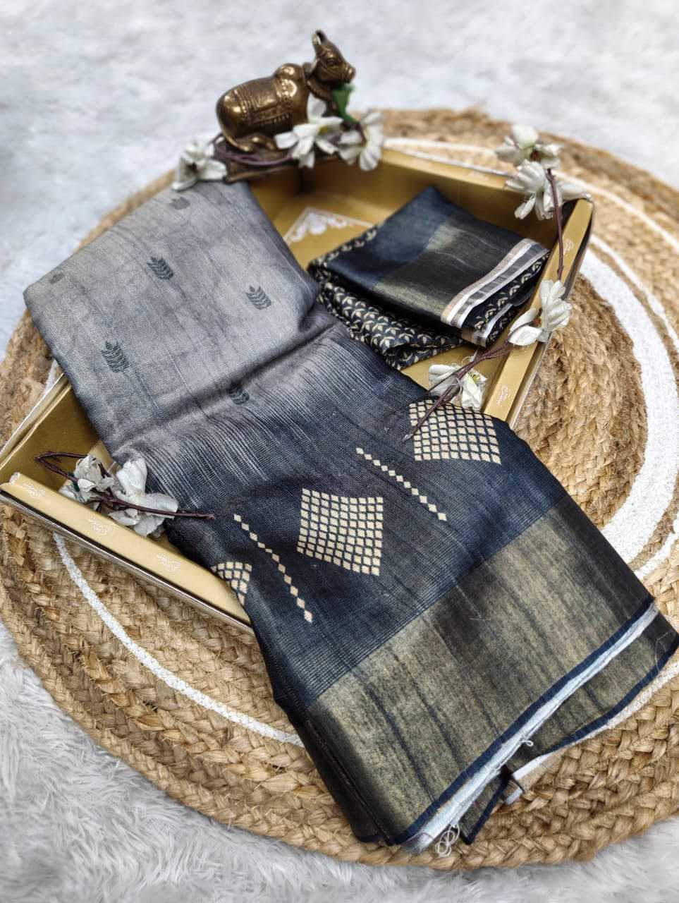 YNF Wholesale Handloom Silk Printed Silk Saree  | Surat Manufacturer
