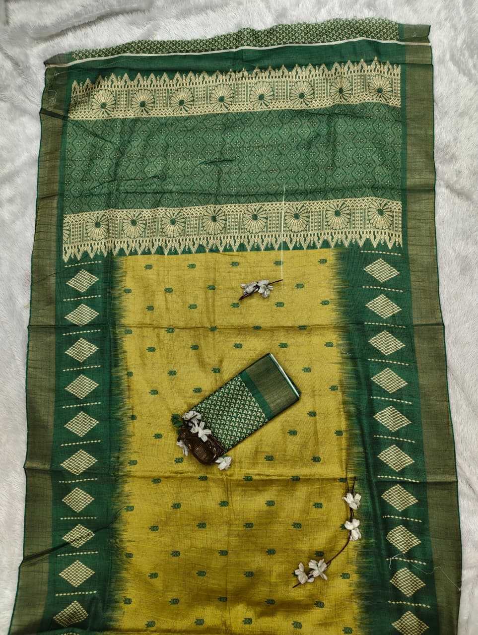 YNF Wholesale Handloom Silk Printed Silk Saree  | Surat Manufacturer