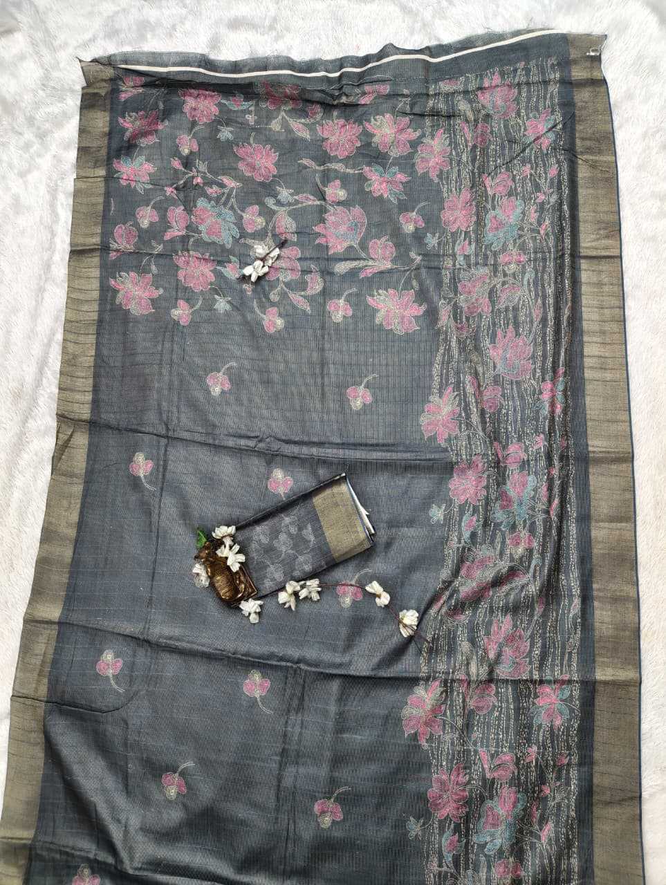 YNF Wholesale Handloom Silk Printed Silk Saree  | Surat Manufacturer