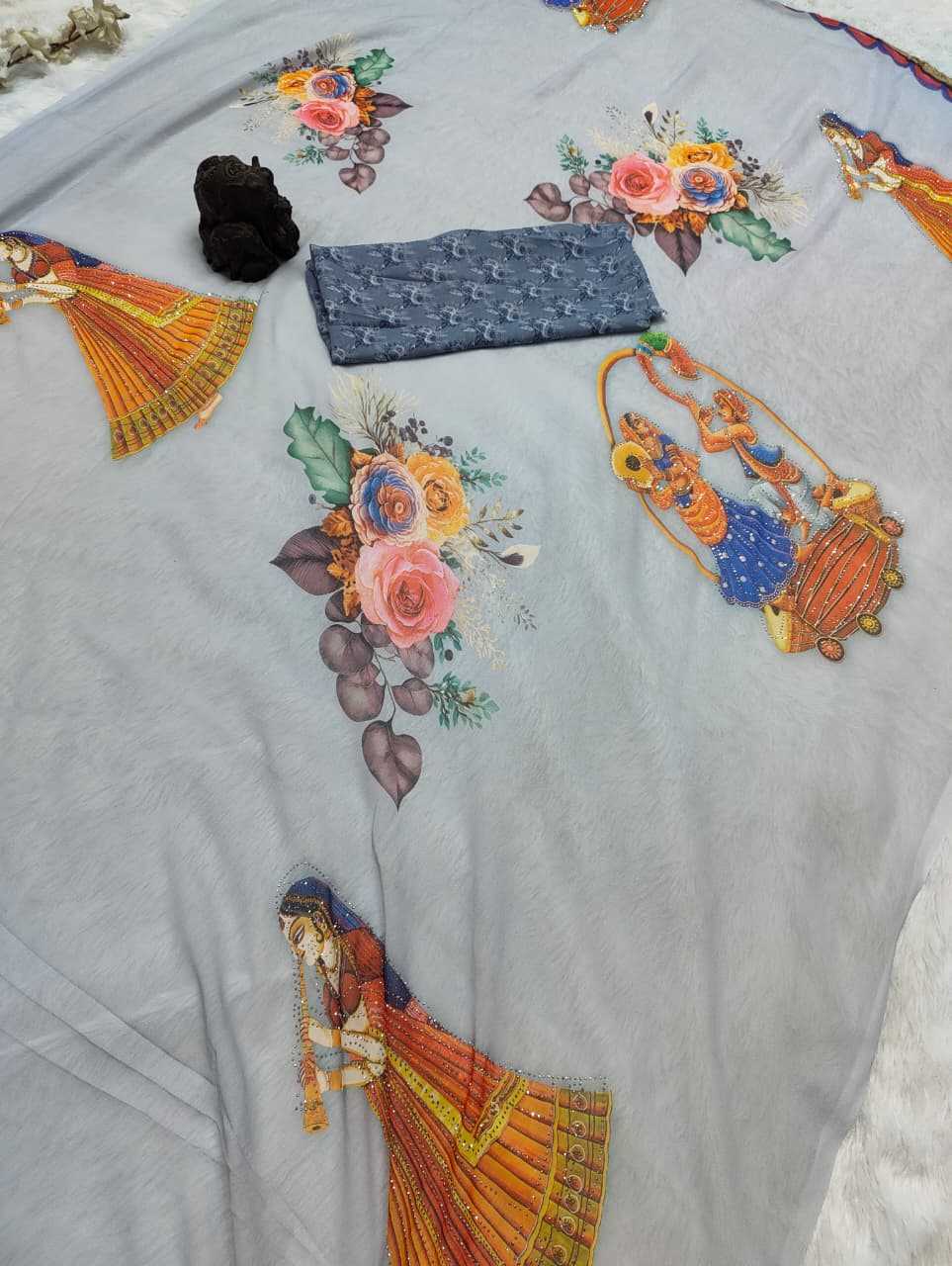 YNF Wholesale WEIGHTLESS Printed Sarees  | Surat Manufacturer