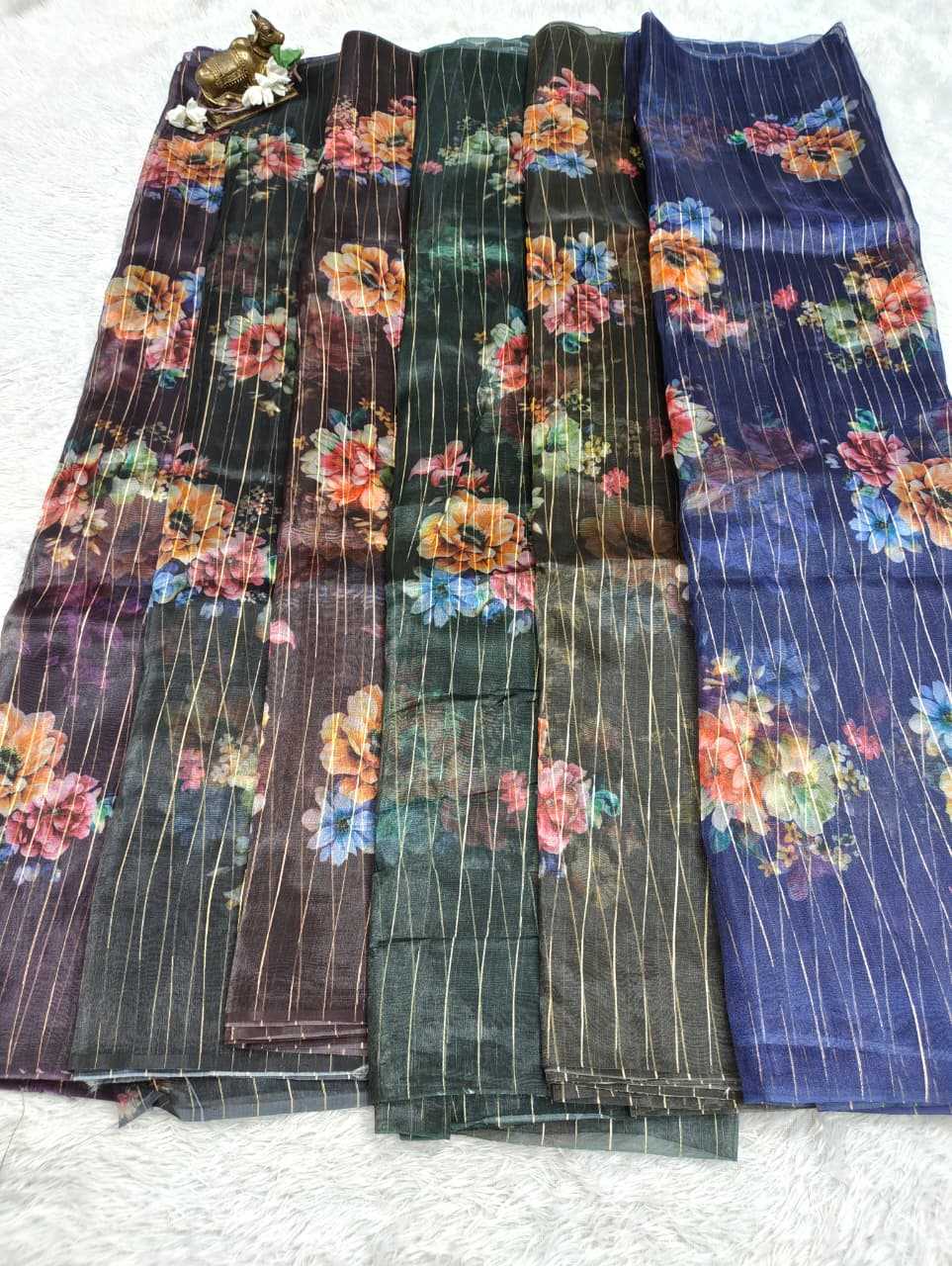 YNF Wholesale Organza Organza Sarees  | Surat Manufacturer