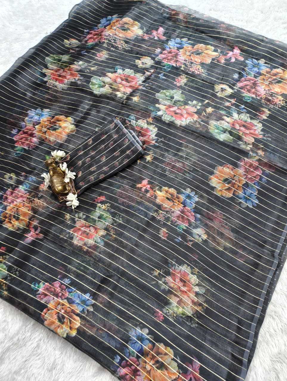 YNF Wholesale Organza Organza Sarees  | Surat Manufacturer