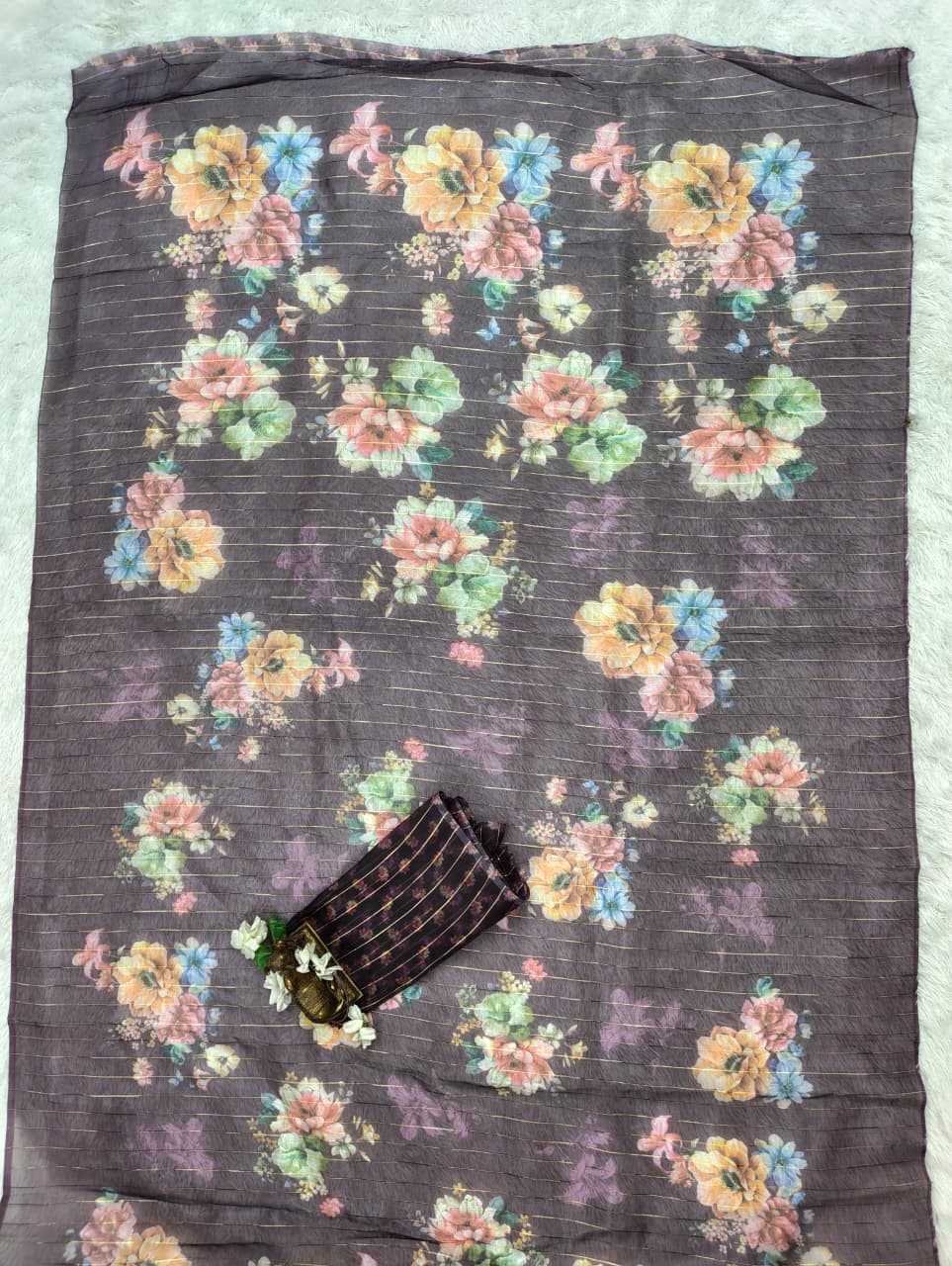 YNF Wholesale Organza Organza Sarees  | Surat Manufacturer