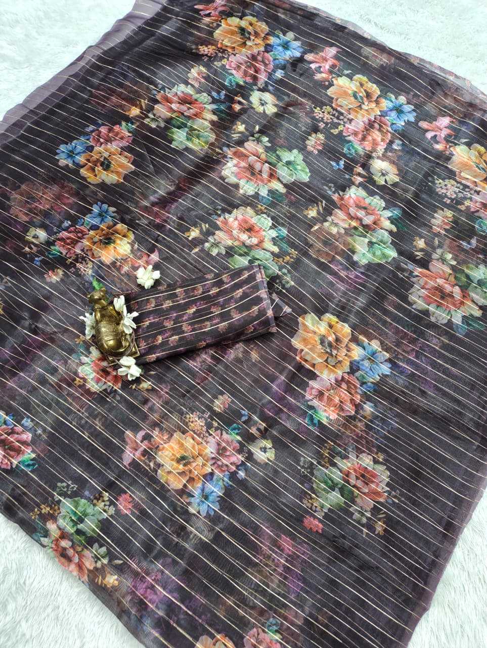 YNF Wholesale Organza Organza Sarees  | Surat Manufacturer