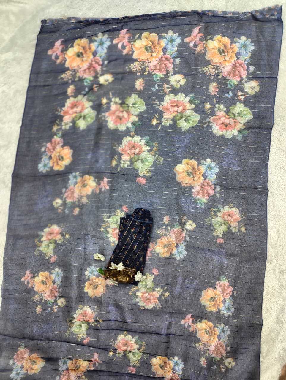 YNF Wholesale Organza Organza Sarees  | Surat Manufacturer