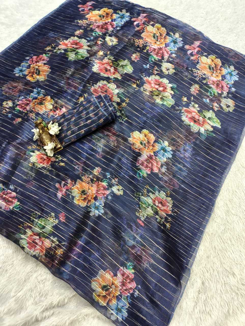 YNF Wholesale Organza Organza Sarees  | Surat Manufacturer