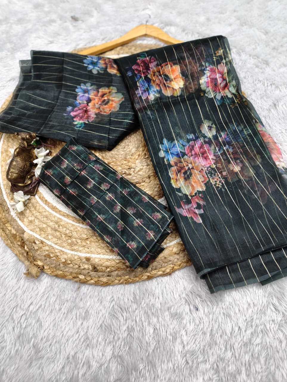 YNF Wholesale Organza Organza Sarees  | Surat Manufacturer